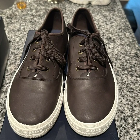 EUC Men’s Lace Oxford in brown or navy-size 12 - Picture 9 of 14